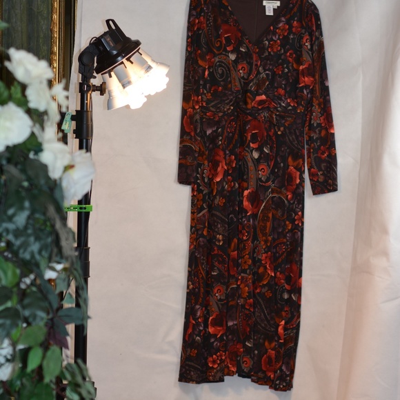 Coldwater Cree Floral Dress SZ 16 NNWOT - Picture 2 of 7